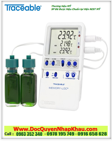 Nhiệt kế dải đo –50.00 đến 70.00°C, 6441 Memory-Loc™ Traceable® Datalogger